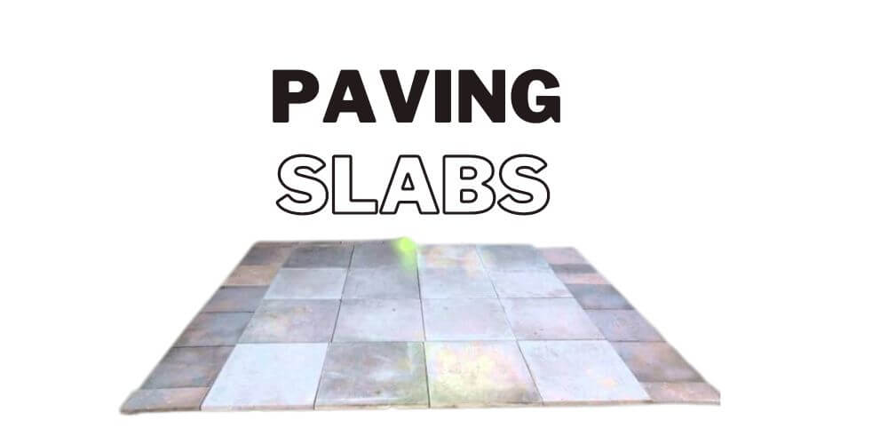 paving slabs for a shed