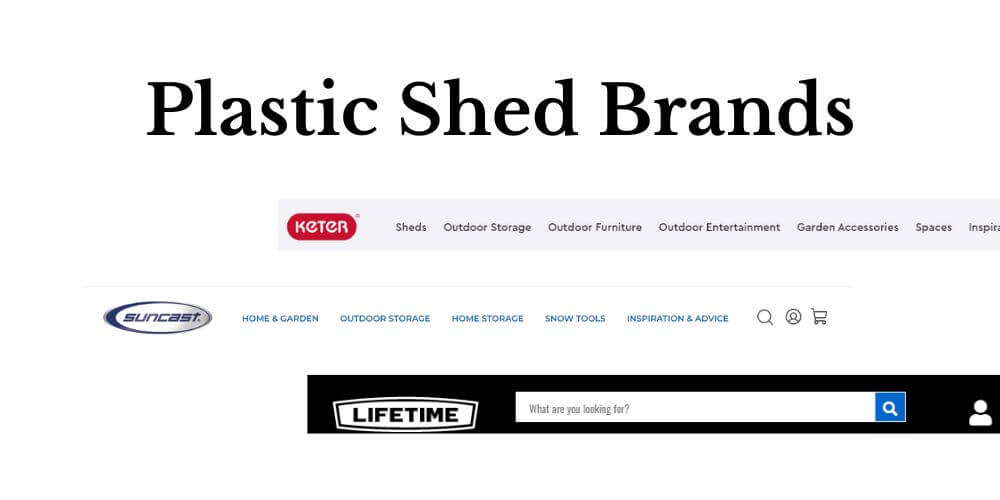 plastic shed brands